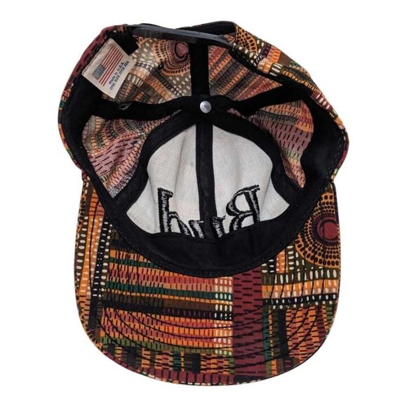 Vintage Budweiser Snapback Hat Baseball Cap Southwest Aztec Print Western - Picture 3 of 4